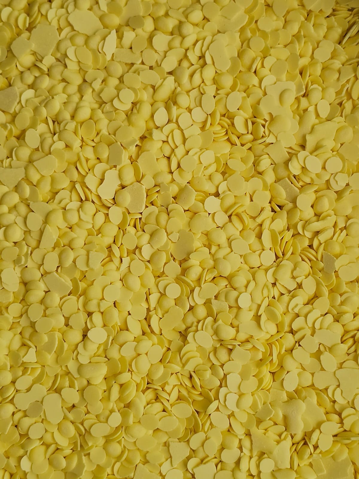 Soufre granulaire — gros plan produit